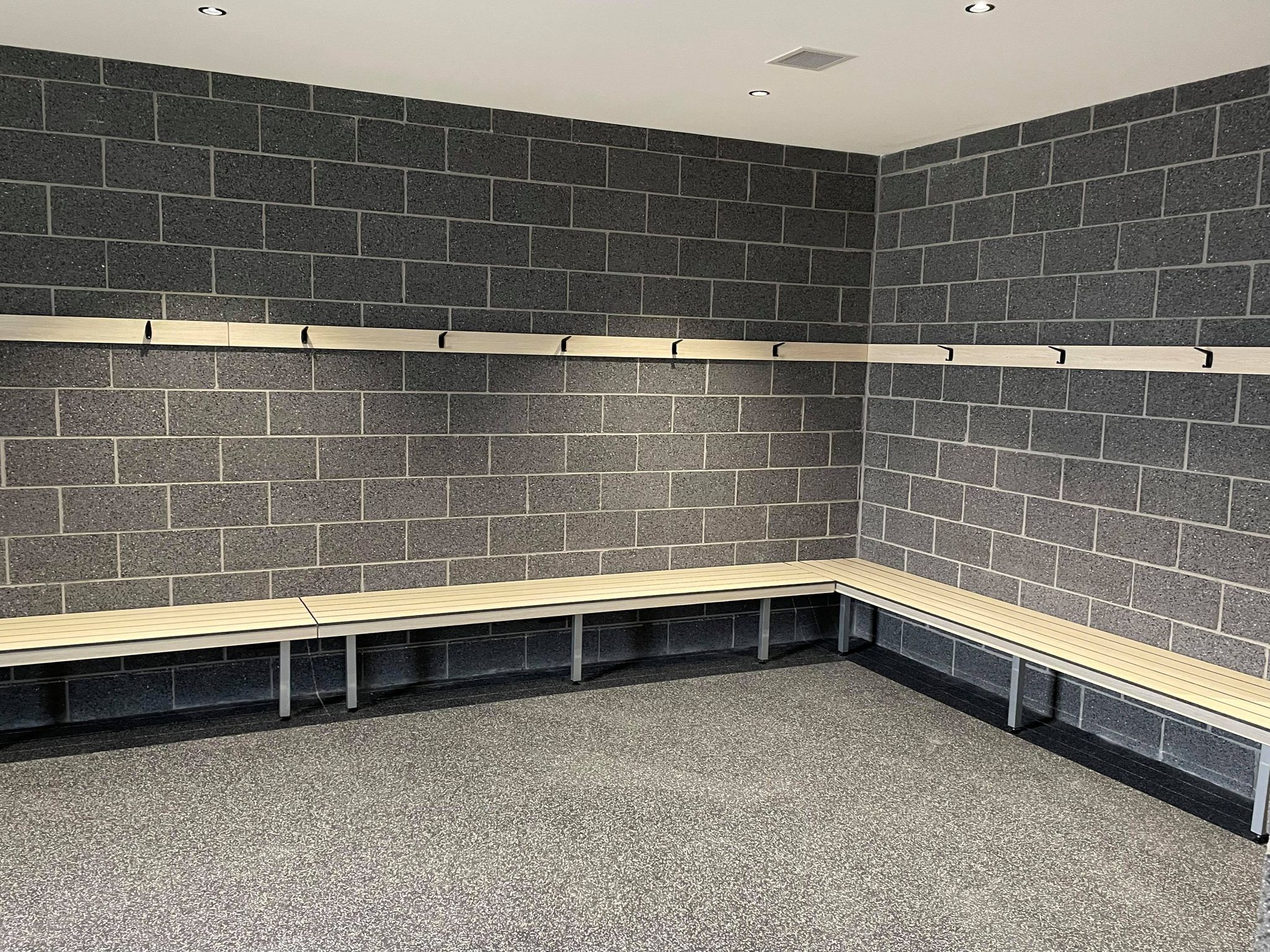 Change rooms at Eric Tweedale Stadium Granville