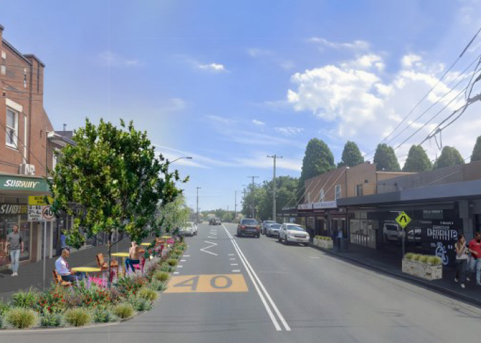 Artist impression of Regents Park town centre