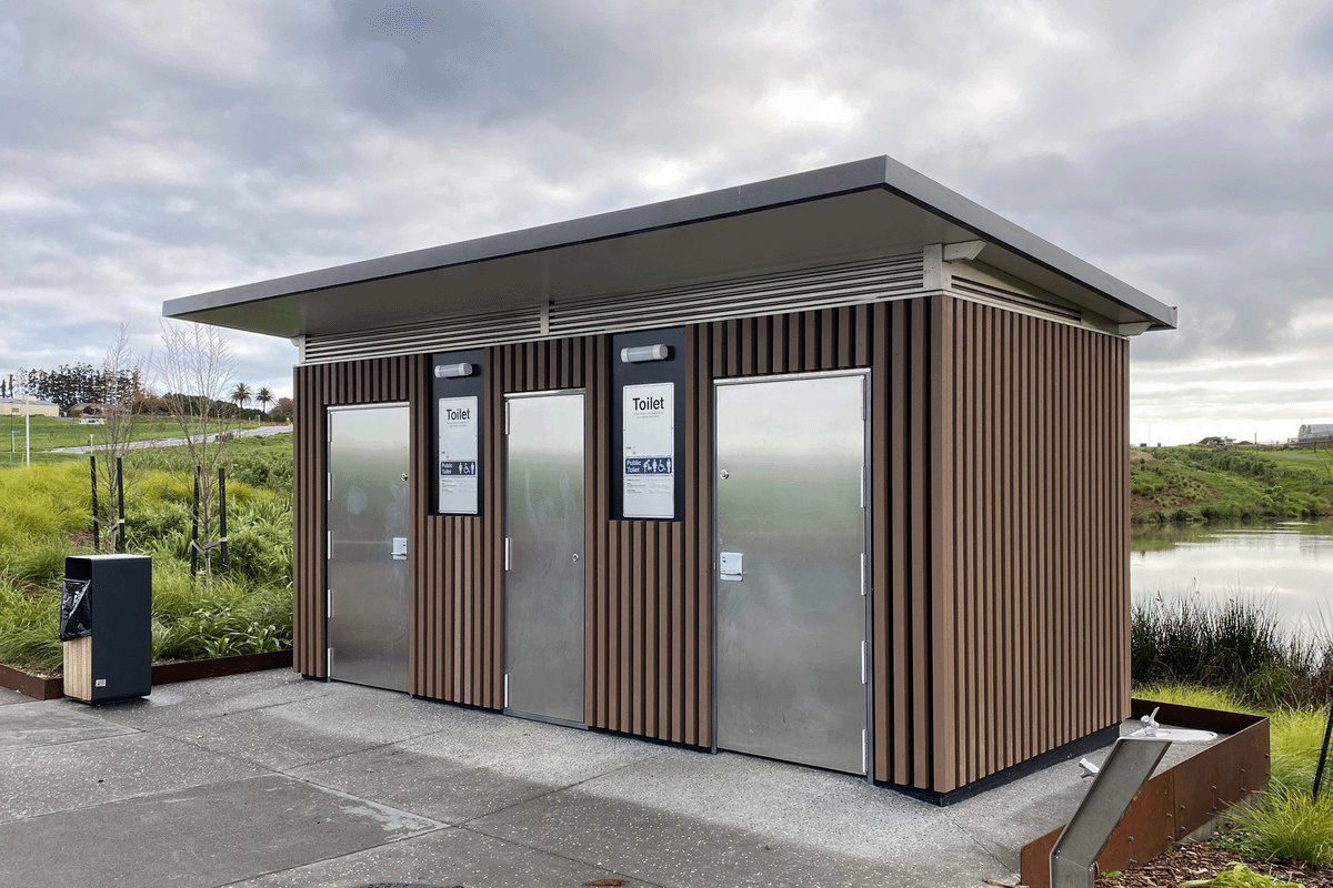 Public toilet amenity block