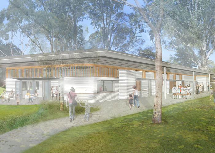Artist impression of new Girraween Park Amenities Block