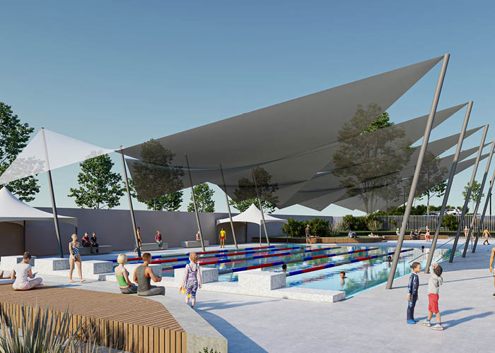 Artist impression of the new proposed Guildford Pool Modernisation