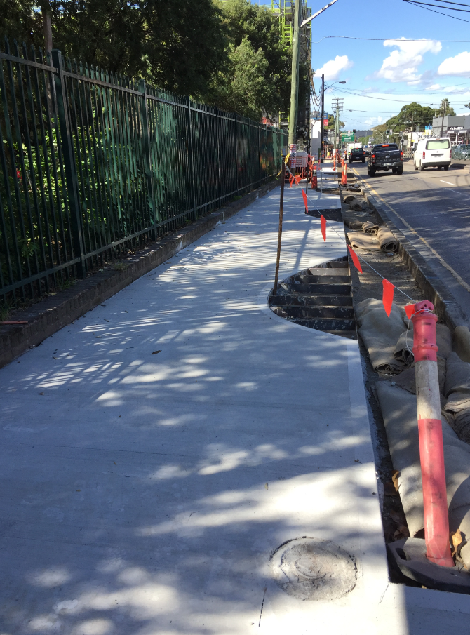 Parramatta Road works