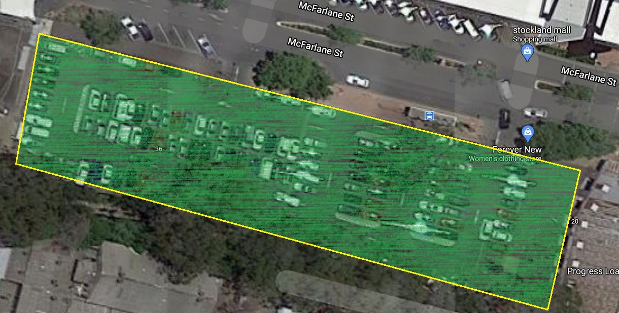 McFarlane Street carpark closure area