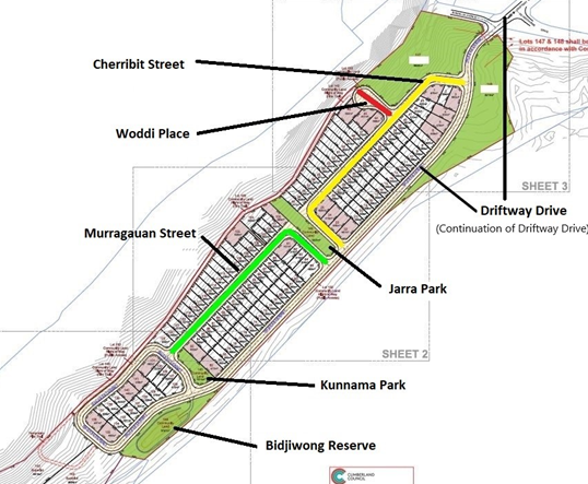Proposed Pemulwuy subdivision