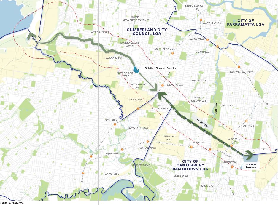 Prospect Pipeline study area