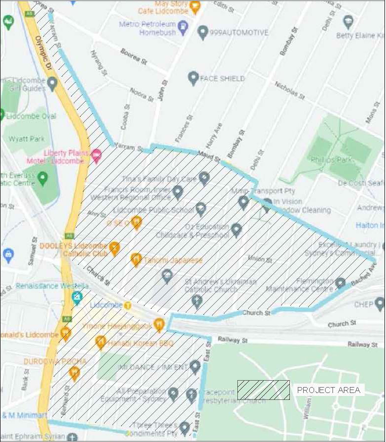 Lidcombe Residential Parking zone