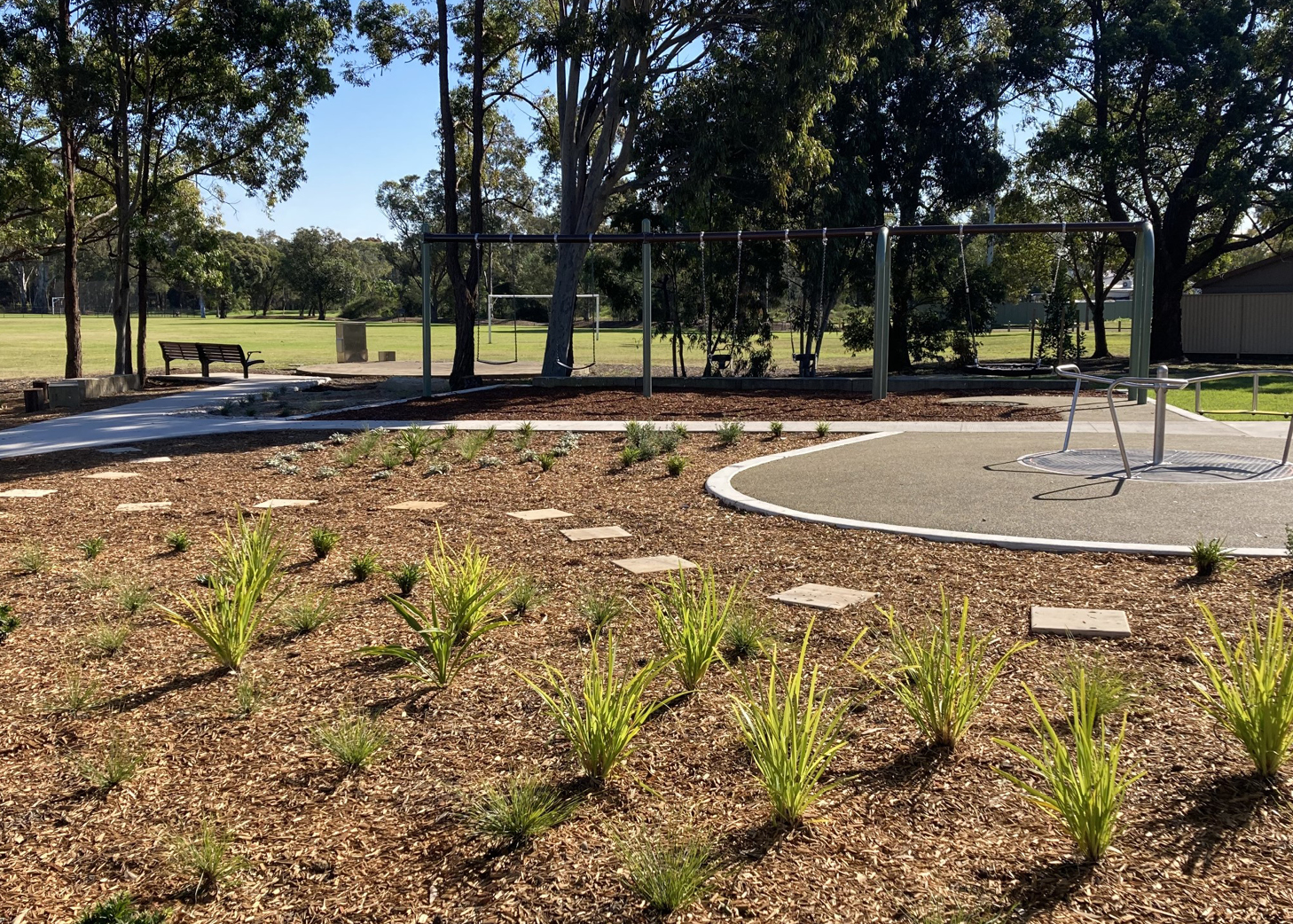 New garden in Webbs Avenue playspace